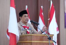 Bupati Barito Utara Shalahuddin Membuka Muscab X Gerakan Pramuka 2026