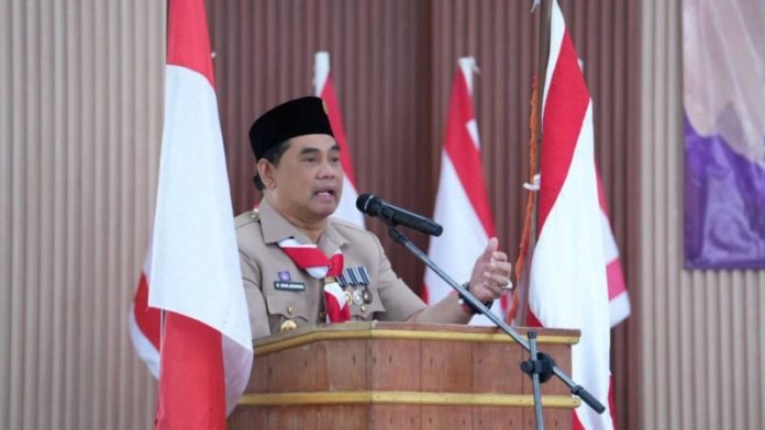 Bupati Barito Utara Shalahuddin Membuka Muscab X Gerakan Pramuka 2026